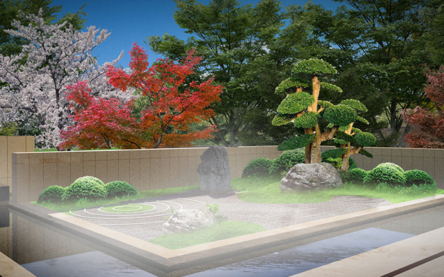 山東土地發(fā)展集團辦公區(qū)景觀設計